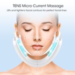 V Face Lifting Machine - LED EMS Vibration Double Chin Removal Tool