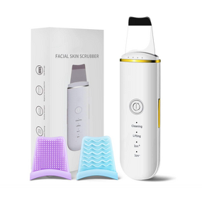 Ultrasonic Skin Scrubber Spatula - Professional Salon Facial Lift Cleaner