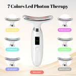 7 Color Light Therapy Device - ABS Face Neck Lifting EU/UK Plugs Tool