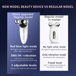 Dual-head RF Beauty Device - EMS Red Blue Light Face Lifting Wrinkle Tool