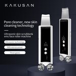 Double Roller Facial Scrubber - ABS Blackhead Removal Multi-plug Cleaner