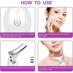 EMS Face Neck Lifting Device - 3 Color LED Photon Therapy Massage Tool