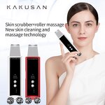 Double Roller Facial Scrubber - ABS Blackhead Removal Multi-plug Cleaner