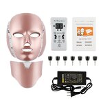 7 Colors LED Facial Mask - Face Neck Acne Wrinkle Removal Therapy Tool