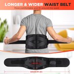 Waist Massager Manufacturer - Digital Display Controller Lumbar Support with Vibration Red Light Heating for Back Pain