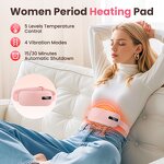 Heating Belt Manufacturer - New Models Warm Palace for Menstrual Cramps & Period Pain Relief Waist Massage