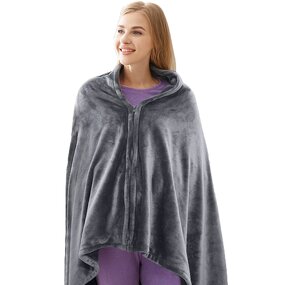 Heated Blanket Manufacturer - Portable Winter Warm Double-sided Coral Fleece USB-Powered 3 Temperature Settings CE