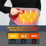 Heating Pad Manufacturer - 2-in-1 Hand Warmer Waist with USB Velvet Menstrual Pain Relief & Infrared Physiotherapy