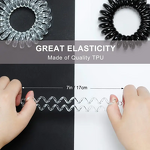Hair Ties Manufacturer - Wholesale Fashion Elastic Plastic Telephone Wire Line Inspired Traceless Band