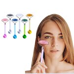 Ice Roller Manufacturer - Facial Cold Cube Globes with Rose Quartz to Tighten Skin Reduce Puffy