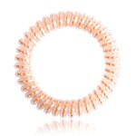 Hair Ties Manufacturer - Wholesale Women's Fashion Transparent Wire-Clamped Beaded Telephone Line Elastic Bands