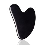 Face Massager Kit Manufacturer - Custom Logo SPA Collection Natural Black Obsidian Jade Roller & Gua Sha Set