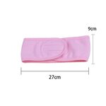 Spa Headband Manufacturer - Face Wash Headband Women Sponge Terry Towel Hairband