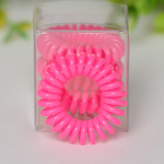 Hair Cords Manufacturer - 4pcs/box Women's Headstring Bracelet Telephone Scrunchie for High Ponytail Traceless