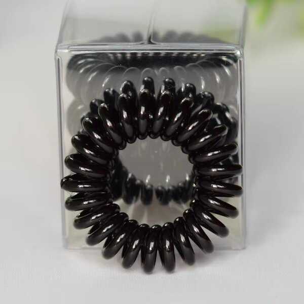 Hair Cords Manufacturer - 4pcs/box Women's Headstring Bracelet Telephone Scrunchie for High Ponytail Traceless