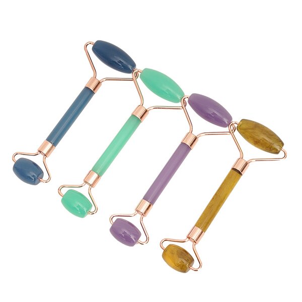 Facial Massage Roller Manufacturer - Customized Logo Anti-Aging Lifting SPA Collection Resin Jade