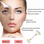 Jade Roller Manufacturer - Custom Natural Clear Crystal Anti-aging for Wrinkle Removal with Rose Quartz