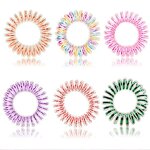 Hair Ties Manufacturer - Customized Size Strong Elastic Grip Coil Metallic Telephone Wire Traceless Spiral