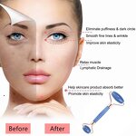 Jade Roller Manufacturer - Custom Logo Natural Blue Aventurine for Face Anti-aging & Fatigue Relief