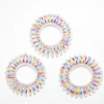 Hair Ties Manufacturer - Customized Size Strong Elastic Grip Coil Metallic Telephone Wire Traceless Spiral