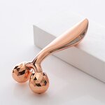 Face Sculpting Roller Manufacturer - Gold Stainless Steel for Neck Massage Body Slimming Anti-Wrinkles