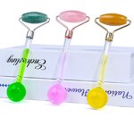 Ice Roller Manufacturer - Facial Cold Cube Globes with Rose Quartz to Tighten Skin Reduce Puffy