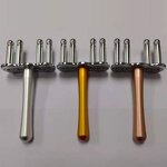 Acupressure Massager Manufacturer - Portable Stainless Steel Alloy Magnetic 4 Forks for Body Neck & Gua Sha