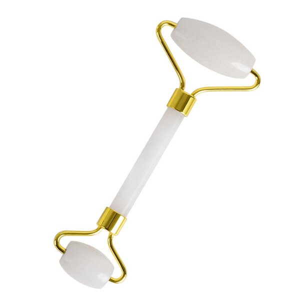 Jade Roller Manufacturer - Wholesale Natural White Quartz Stone Custom for Facial Anti-aging Skincare