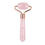 Jade Roller Manufacturer - 3D Acupressure Anti-Aging Single Head with Rose Quartz & Jade