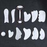 Jade Roller Manufacturer - Wholesale Natural White Quartz Stone Custom for Facial Anti-aging Skincare