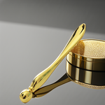 Makeup Spatula Manufacturer - Wholesale Luxury Mini Metal Eye Cream Applicator Wand Stick Patterned Roller