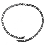 Bio Magnetic Stainless Steel Necklace - Elegant Far Infrared Women Jewelry