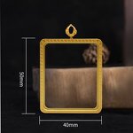 Tibetan Thangka Amulet - Unisex Buddhist Oriental Religious Pendant