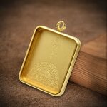 Buddha Thangka Pendant - Tibetan Oriental Amulet Men Women Religious Jewelry