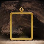 Tibetan Thangka Amulet - Unisex Buddhist Oriental Religious Pendant