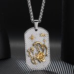 Zodiac Stainless Steel Necklace - Wholesale Romantic Link Chain Jewelry