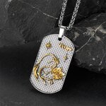 Zodiac Stainless Steel Necklace - Wholesale Romantic Link Chain Jewelry