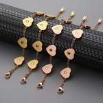 Magnetic Stainless Steel Bracelet - Fashion Heart Adjustable Ladies Jewelry