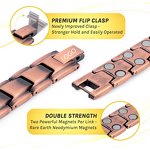 Red Copper Magnetic Anklet - BEFOSHINN BFRC217A1 Unisex Health Jewelry