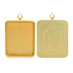 Buddha Thangka Pendant - Tibetan Oriental Amulet Men Women Religious Jewelry