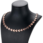 Pure Copper Magnetic Necklace - Unisex Adjustable Link Chain Trendy Jewelry