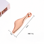 Heart-Shaped Gua Sha Comb - Wholesale Custom Stainless Steel Facial Tool