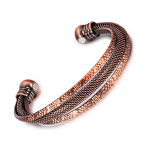 Red Copper Magnetic Bracelet - Bend Round Fatigue Relieving Therapy Tool