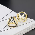 Enamel Scarf Clip - Custom Gold Plated Three Circles Wedding Buckle