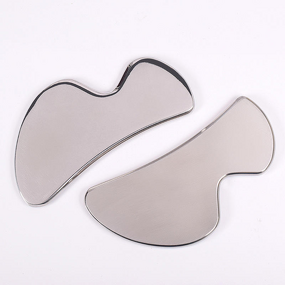 Stainless Steel Gua Sha Plate - Mirror Polished Muscle Relax Massage Tool