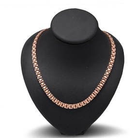 Stainless Steel Magnetic Necklace - Adjustable Unisex Classic Trendy Chain