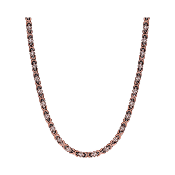 Pure Copper Magnetic Necklace - 99.9% Arthritis Four Leaf Clover Jewelry