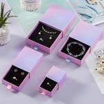 Gradient Pull-Out Jewelry Box - Ring Necklace Ear Stud Daily Storage Case
