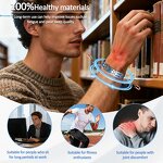 Magnetic Strip Bracelet - Customizable Double Row Pain Relief Men Gift