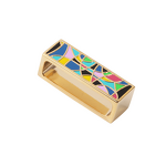 Scarf Buckle Brooch Ring - Elegant Custom Women Wedding Party Jewelry